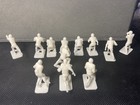 25 Unpainted 60 s Style Electric Football Figures