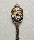 Vintage Sterling Silver Enamel Midland Canada Souvenir Spoon