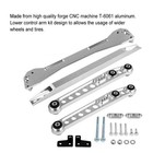 Rear Lower Control Arm Kit  Subframe Brace Tie Bar Kit