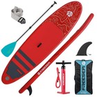 Freesea Inflatable Stand Up Paddleboard With Premium Sup Accessories  10 8   Red