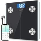 Smart Bluetooth Body Weight Scale  Rechargeable  400 Lb Capacity  Health Tracker
