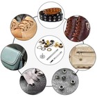 Yhntgb 600pcs 3 16inch Metal Eyelets Grommets Kit With 3 Pieces Installation    