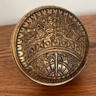 Antique Eastlake Victorian Brass bronze Door Knob Hardware Ornate 2 1 8  D