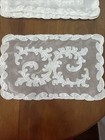 Vintage Madeira Organdy Placemats White Set Of 6