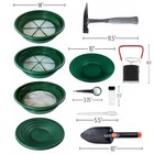 Asr Outdoor 19pc Ultimate Gold Panning Prospecting Kit For Beginners And Kids