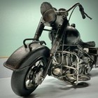Vintage Harley Davidson Motorcycle Model Tin Metal Hog 16   