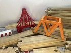 Brio Wooden Train Track Lot Of 40   Pieces Thomas And Friends Suspension Bridge