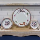 Nakazato Phoenix Dragon Porcelain Dinner Set Service For 8 Vintage 1950s