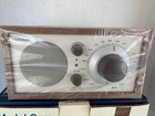 New Old Stock  Kloss Am fm Table Radio Tivoli Audio Model One  walnut   Beige 