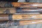 Antique Vintage 1900 Wright   Ditson Selected Hickory Wood Shaft Golf Club Set