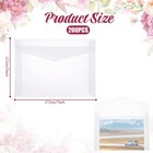 100 Pcs Glassine Envelopes 7    5 Inch Translucent Envelope For Stamps  Clear    