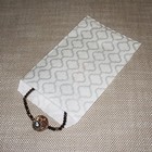 Cutebox Silver Trellis Flat Paper Bags