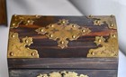 Antique Coromandel Wood Tea Caddy