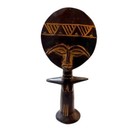 Handcrafted Ghana Wooden Figure Statue 12    African Tribal Art Sculpture Decor