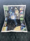 Vintage 1969 Rand Mcnally Official Moon   Outer Space Map Apollo 11 Lithograph