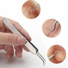 Acne Needle Blackhead Remover Pimple Blemish Comedone Extractor Tweezer 9pc Tool