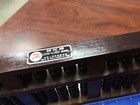 Vintage Lotus - Flower Chinese Dark Brown Wood Abacus 91 Beads Very Nice Wooden