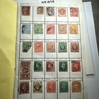 Vintage Stamp Lot On Pages In Book - Australia  Egypt  New Zealand More St-914
