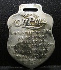 Rare  Advance Rumely Thresher Company Oil Pull Tractor Pocket Watch Fob Laporte