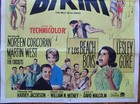 1965 Girls On The Beach Lesley Gore The Beach Boys 1sh Movie Poster Rare Ed 