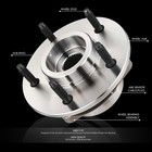 Fit 97-00 Ford Expedition Lincoln Navigator 4wd Front Wheel Bearing hub Assembly