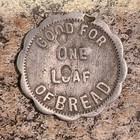 M w  Jelinek Goldfield Nev Nevada Trade Token Good For One Loaf Of Bread  zz 