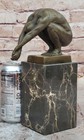 Art Deco Muscular Athletic Nude Man Bronze Sculpture Figure Large Statue Figurin