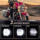 Upgrade 7  Led White Drl Headlight For Harley Street Glide St 2006-23 Road King