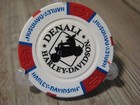 Denalli Harley Davidson Emblem Poker Chip - Wasilla  Alaska - Red White Blue