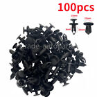 100pcs 8mm Bumper Clips Auto Car Hole Retainer Rivets Fastener Fender Push Pin