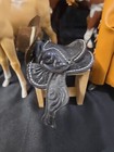 Vintage Louis Marx 6 Horse Lot  5 Saddles  3 Set Of Riens And 2 Misc  Dolls 