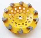 New 7    Arrow Segments Edco Diamond Grinding Cup Wheel W pin Hole- The Best