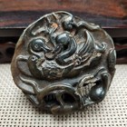 Chinese Jade collectibles  Manual Sculpture the Ancient Jade Statue Pendant 757
