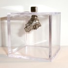 Genuine Meteorite And Display Cube 7 5 Gram Campo Del Cielo Meteorite And Magnet