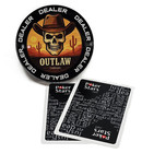 Big Sale - Outlaw Style 3  Diameter Acrylic Poker Dealer Button