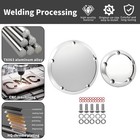 Chrome 5 Holes Derby Timer Engine Timing Cover For Harley Touring Dyna Softail