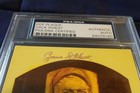 Zack Wheat Baseball Hof Autographed Plaque Postcard Brooklyn Dodgers Psa Slab