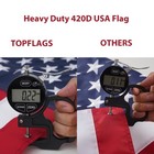 American Flag Us Flags 5x8ft Made In Usa For Outdoor Heavy Duty High Wind Emb  