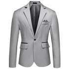 Men s Tuxedo Jacket Notched Lapel One Button Suit Blazer For Dinner Wedding Prom