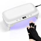 24w Nail Polish Dryer Pro Uv Led Lamp Acrylic Gel Curing Light Manicure 4 Timer