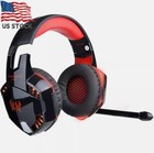3 5mm Gaming Headset Mic Led Light Headphones For Ps4 Xbox One X 360 E Pc Us