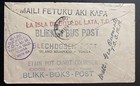 1937 Mackay Australia Tin Can Canoe Mail Cover To Niuafoou Isle Tonga Toga