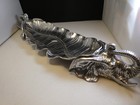 Arthur Court Aluminum Platter With Elephant Handles Oval Centerpiece Tray 24x7