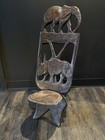 Tribal African Stool 60s Birth Chair
