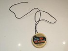 Unique Southwestern Indian Drum Mini Necklace 1996 E  C  O 