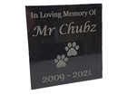 Custom Granite Pet Memorial Grave Stone Headstone Marker Garden D1