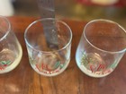 Set Of 3 Royal Norfolk Holly Berry Tis The Season Stemless Wine Glasses New