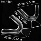 8pcs Silicone Night Mouth Guard Teeth Clenching Grind Dental Sleep Aid Supplies