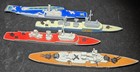 Vtg 1976 Matchbox Sea Kings Lot Of 4 War Ships