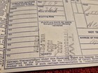 Vintage 1950 Twa Airlines Pittsburgh To New York Plane Ticket